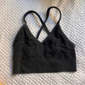 Alo open back bra